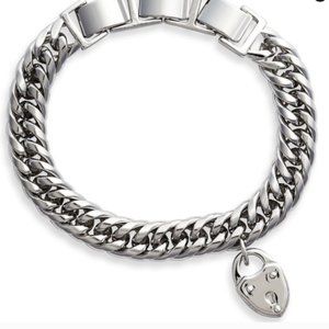 Stella & Dot Heart Lock Bracelet